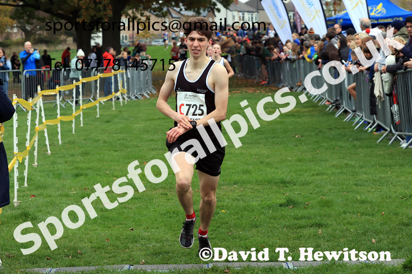 Mens Under-17s relay, 2025 Northern Cross Country Relays, Graves Park, Sheffield. Photo: David T. Hewitson/Sports for All Pics